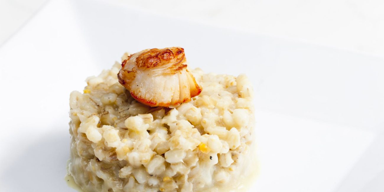 Recette du risotto aux noix Saint-Jacques